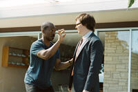 Eddie Murphy as Jack McCall and Clark Duke as Aaron Wiseberger in ``A Thousand Words.''