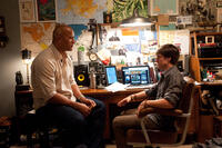Dwayne Johnson as Hank and Josh Hutcherson as Sean in ``Journey 2: The Mysterious Island.''