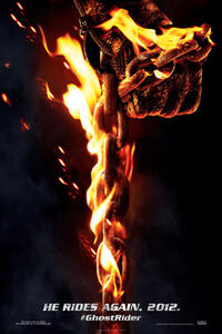 Teaser poster art for "Ghost Rider: Spirit of Vengeance."