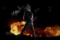 Nicolas Cage as Ghost Rider in ``Ghost Rider: Spirit of Vengeance.''