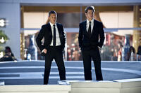 Tom Hardy as Tuck and Chris Pine as FDR in "This Means War.''