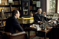 Michael Fassbender as Carl Jung and Viggo Mortensen as Sigmund Freud in ``A Dangerous Method.''