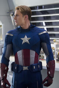 Chris Evans as Captain America in ``Marvel's the Avengers.''