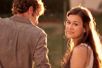 Jason Burkey as Jason and Rachel Hendrix as Hannah in ``October Baby.''