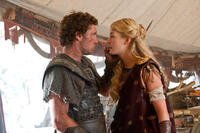 Sam Worthington as Perseus and Rosamund Pike as Andromeda in ``Wrath of the Titans.''