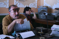 Jesus Ochoa as Inspector Gorraez and Jorge Zarate as Ayudante Perez in ``Labios Rojos.''