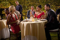 Keri Hilson as Heather, Jenifer Lewis as Loretta and Terrence J as Michael in ``Think Like a Man.''