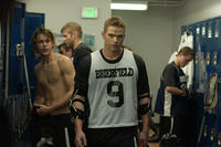 Chord Overstreet as Dupree and Kellan Lutz as Conor Sullivan in ``A Warrior's Heart.''
