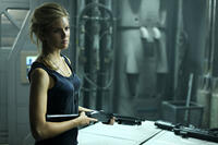 Maggie Grace as Emilie Warnock in ``Lockout.''