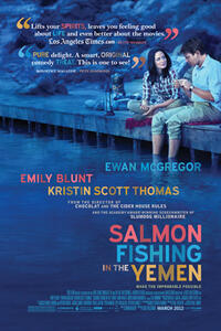 Poster art for "Salmon Fishing in the Yemen."