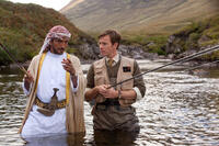 Amr Waked as Sheikh and Ewan McGregor as Fred Jones in ``Salmon Fishing in the Yemen.''
