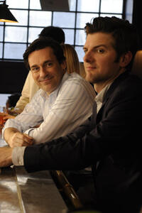 Jon Hamm as Ben and Adam Scott as Jason Fryman in ``Friends with Kids.''