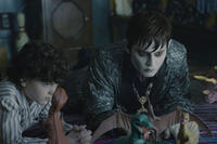 Gully McGrath as David Collins and Johnny Depp as Barnabas Collins in ``Dark Shadows.''
