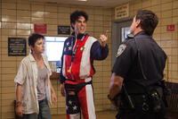 Anna Faris as Zoey and Sacha Baron Cohen as General Aladeen in ``The Dictator.''