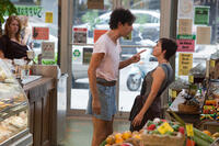 Sacha Baron Cohen as General Aladeen and Anna Faris as Zoey in ``The Dictator.''