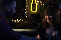 Seann William Scott as Doug Glatt and Alison Pill as Eva in ``Goon.''