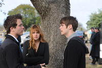 Stephen Lunsford as Brian, Aimee Teegarden as Abby and Tony Oller as Travis in ``Beneath the Darkness.''