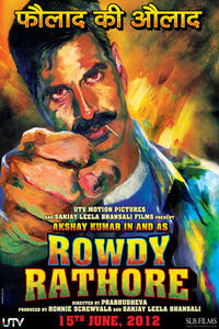 Poster art for "Rowdy Rathore."
