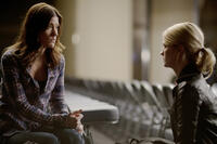 Jennifer Carpenter and January Jones as Laura Gerard in ``Seeking Justice.''