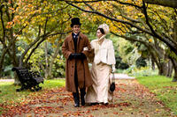 Hugh Dancy as Mortimer Granville and Felicity Jones as Emily Dalrymple in ``Hysteria.''