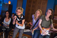 Gia Sandhu as Kiki, Valerie Tian as Charley, Sarah Gadon as Lucy and Sarah Bolger as Rebecca in ``The Moth Diaries.''