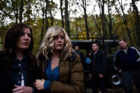 Devin Kelley as Amanda, Olivia Taylor Dudley as Natalie, Nathan Phillips as Michael, Jesse McCartney as Chris and Dimitri Diatchenko as Uri in ``Chernobyl Diaries.''
