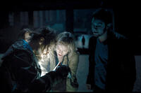 Nathan Phillips as Michael, Ingrid Bolso Berdal as Zoe and Jonathan Sadowski as Paul in ``Chernobyl Diaries.''