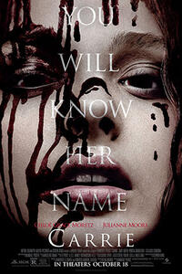 Poster art for "Carrie."
