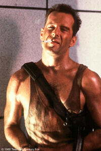 Bruce Willis as John McClane in "Die Hard."