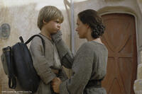 Anakin and his mother, Shmi Skywalker.