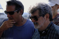 Producer Rick McCallum and Director George Lucas.