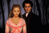 Christina Ricci as Katrina Van Tassel and Johnny Depp as Ichabod Crane in ``Sleepy Hollow.''