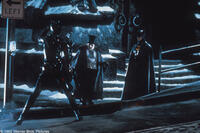 A scene from the film "Batman Returns."
