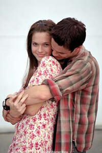 Mandy Moore and Shane West in Warner Bros. Pictures' inspirational coming-of-age love story "A Walk To Remember."