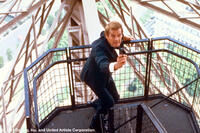 Roger Moore in "A View to a Kill."