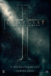 Poster art for "Exorcist: The Beginning." 