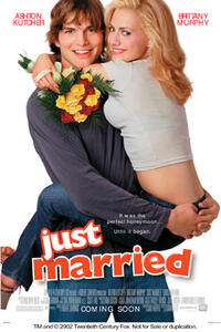 Poster art for "Just Married."
