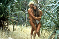 A scene from the film "The Blue Lagoon."