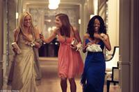 Brittany Snow, Jessica Stroup and Dana Davis in "Prom Night."