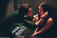 Sean Maher as Simon attempts to comfort his sister River (Summer Glau) in "Serenity."