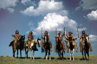 A scene from the film "Dances With Wolves."