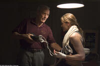CLINT EASTWOOD as Frankie and HILARY SWANK as Maggie in Warner Bros. Pictures' drama "Million Dollar Baby." The Malpaso production also stars Morgan Freeman.