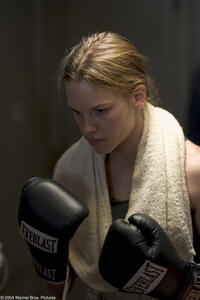 HILARY SWANK as Maggie in Warner Bros. Pictures' drama "Million Dollar Baby." The Malpaso production also stars Clint Eastwood and Morgan Freeman.