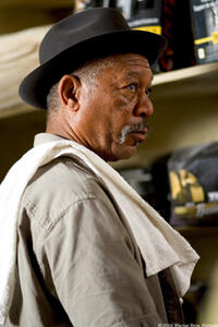 MORGAN FREEMAN as Scrap in Warner Bros. Pictures' drama "Million Dollar Baby." The Malpaso production also stars Clint Eastwood and Hilary Swank.