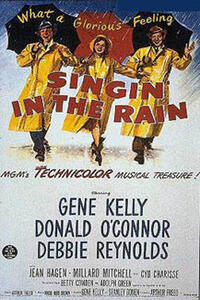 Poster art for "Singin' in the Rain."