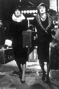 A scene from the film "Some Like It Hot."