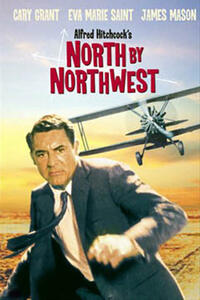 Poster art for "North by Northwest."