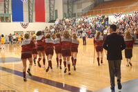 Jeffrey Donovan and the Lady Cyclones in "Believe in Me."