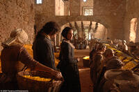 Madame Arnulfi (Corinna Harfouch) surveys her domain, the enflourage workshop in "Perfume: The Story of a Murderer."