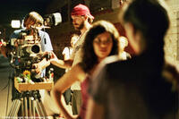 On the set of "How the Garcia Girls Spent their Summer."